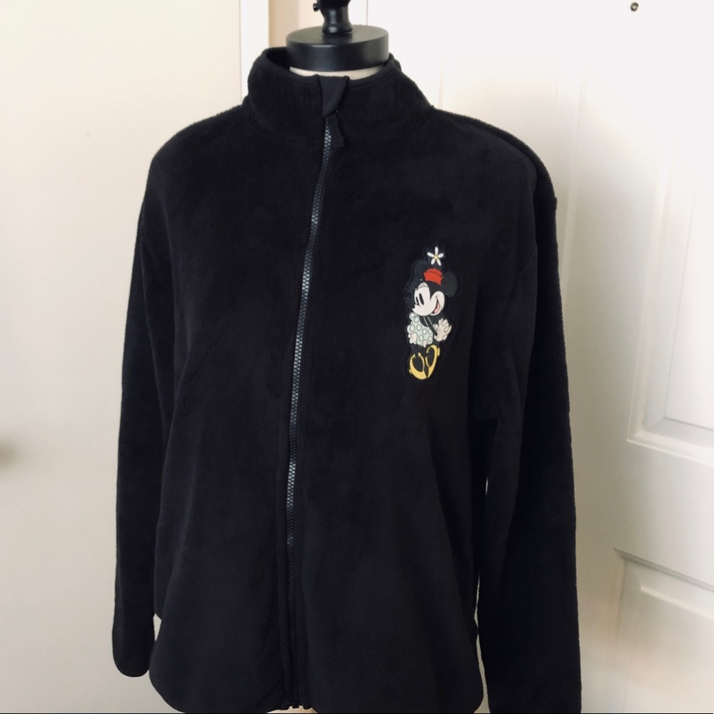 🔺SOLD🔺Disney Minnie Mouse Fleece Zip Jacket (L)